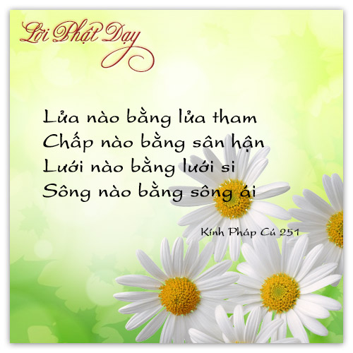 Kinh Pháp Cú 251 Kinh Pháp Cú 251